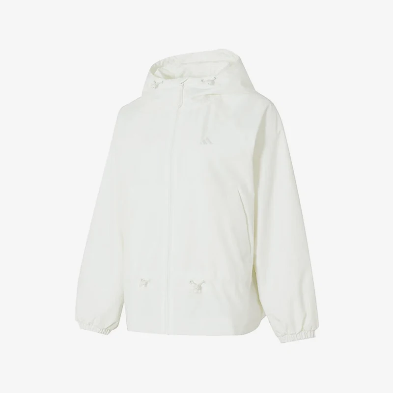 Adidas genuine women's casual woven fleece jacket KS2809