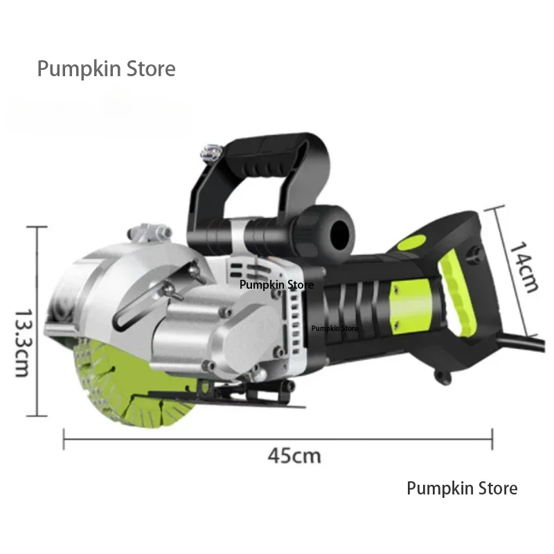 Electric Wall Chaser Handheld Laser Slotting Machine Brick Wall Cutting Machine Concrete Groove Slotting Machine 220V