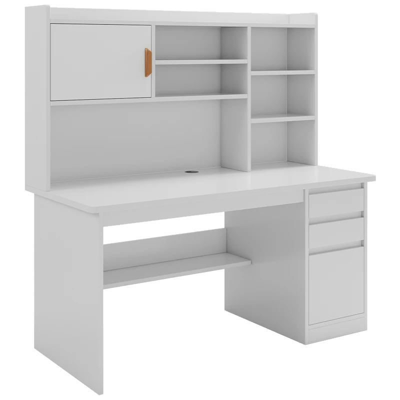 Desk, bookshelf integrated with bookcase, home junior high school students, learning writing desk