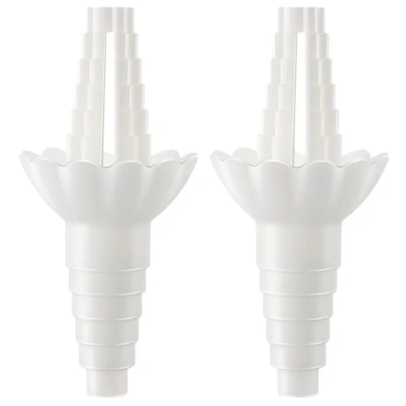 ABGE-2-Pack Universal Bottle Emptying Kit Liquid Transfer Connector For Soap, Shampoo, Lotion, And More - No More Waste