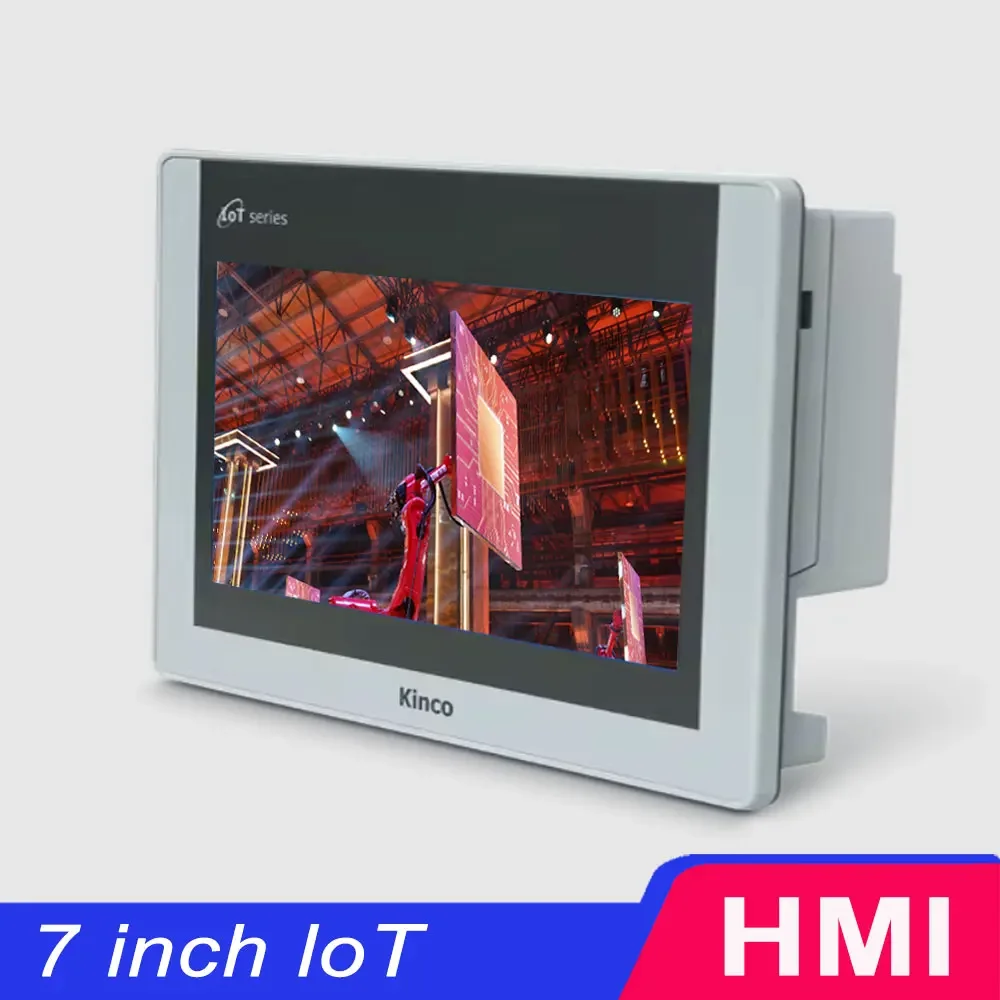 

Kinco GT070E GT070HE GT070E2 WiFi 4G 7 Inch HMI Brand New Human Machine Interface IoT Series Display Screen with Ethernet