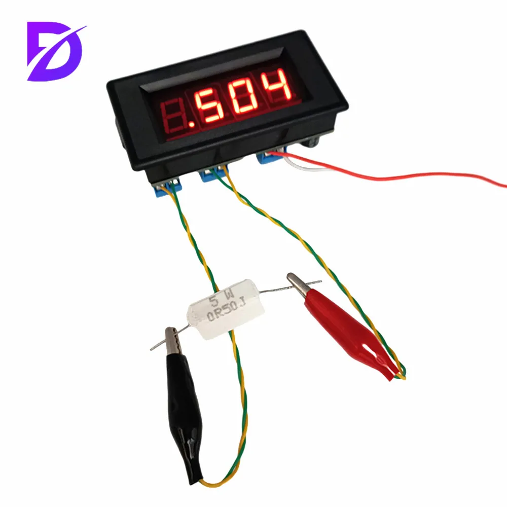 Low Resistance Tester Voltmeter Kit Voltage Meter Electronic Production Suite DIY Kit for Student Electronic Exercise