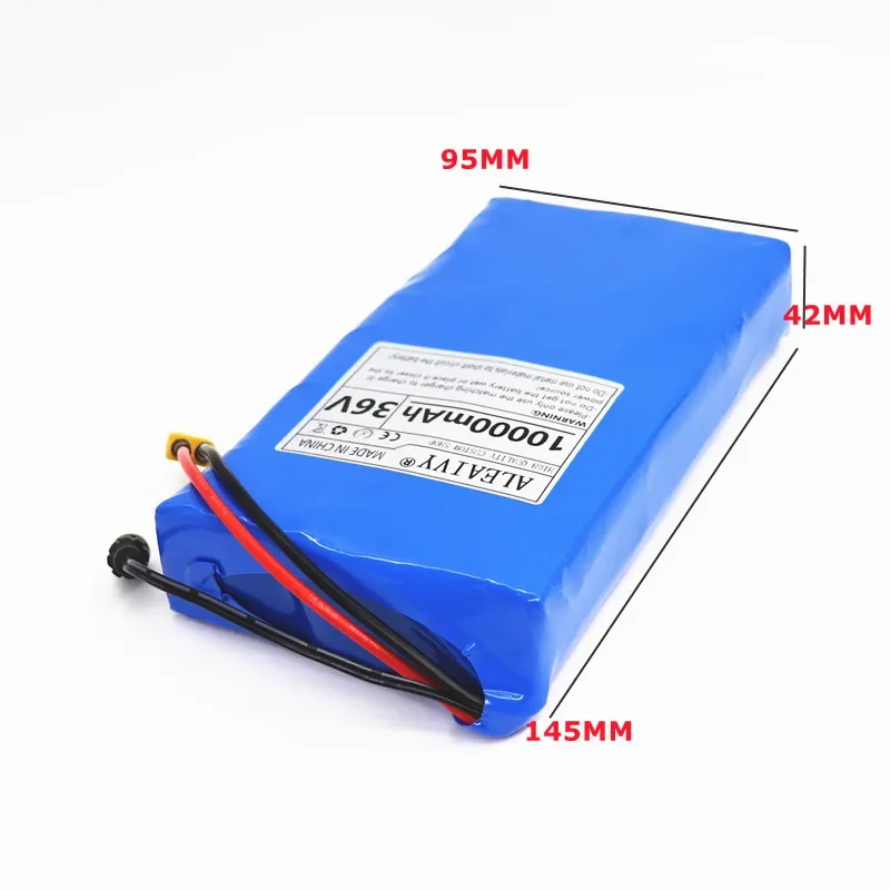 36V 10S2P Akku ersetzen, 10000mAh mit BMS, geeignet für 42V Elektroroller-Skateboard mit integriertem 18650-Akku