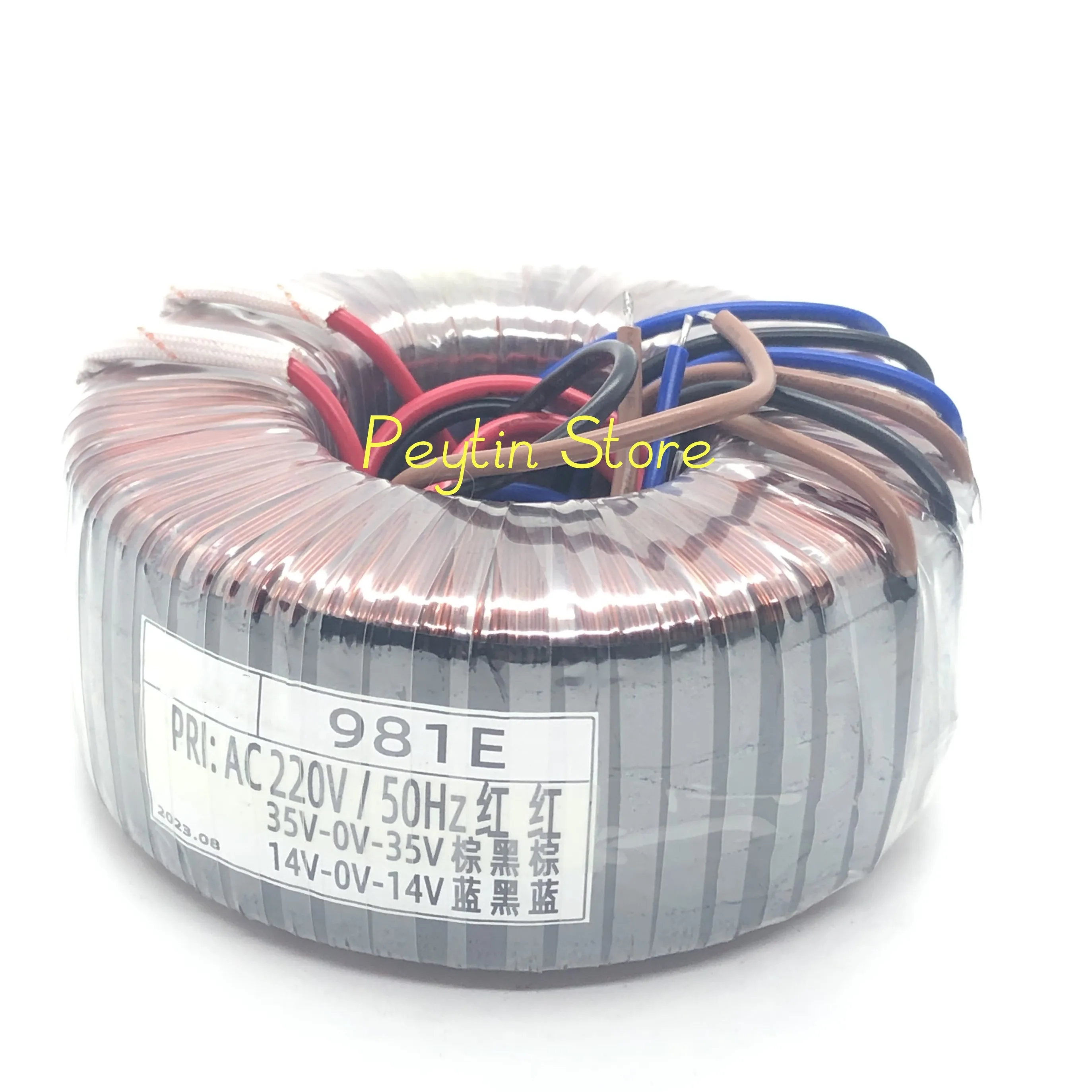 1Pc 981E Toroidal Transformer 150W 150VA Input 220V Output 35V-0-35V 14V-0-14V Audio Amplifier Accessories