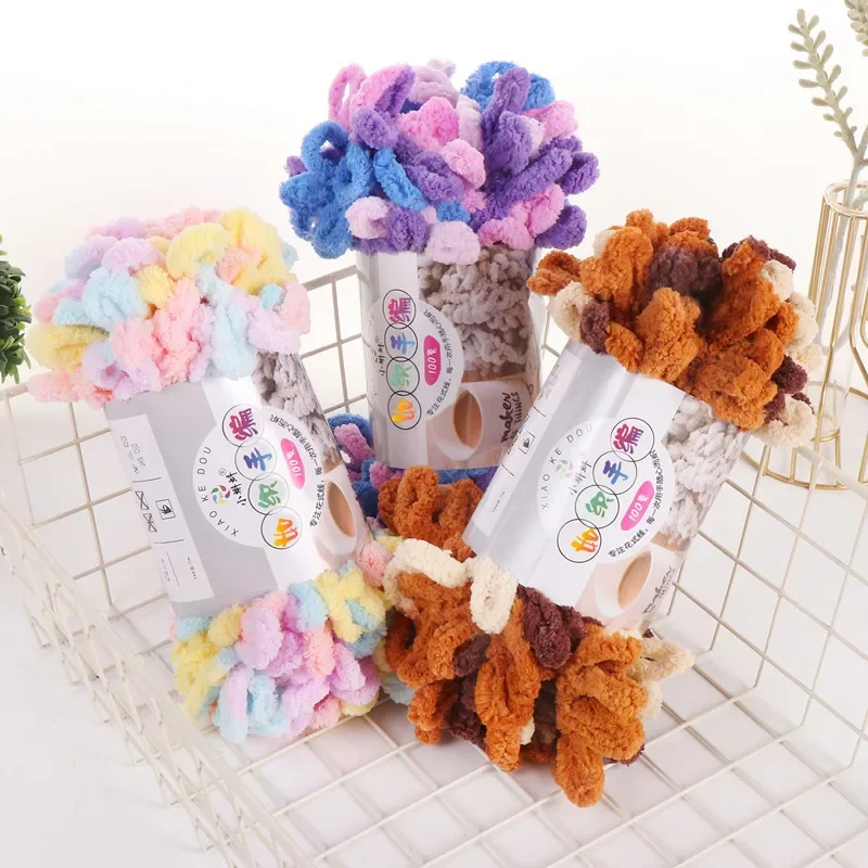 

Finger Ice Bar Line DIY Круглая линия Ручная вязка из грубой шерсти Одеяло Подушка Подушка Шарф Флисовый шарф