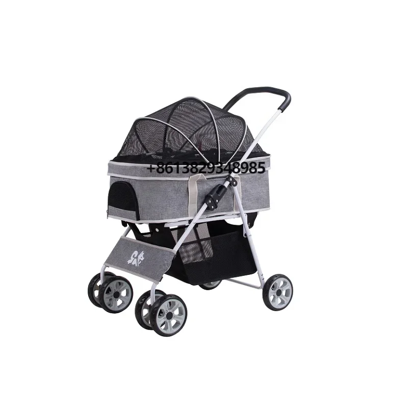 

wholesale factory stock customized pet pramdogs travel cart dog strollers small dogs cart for dogs and cats
