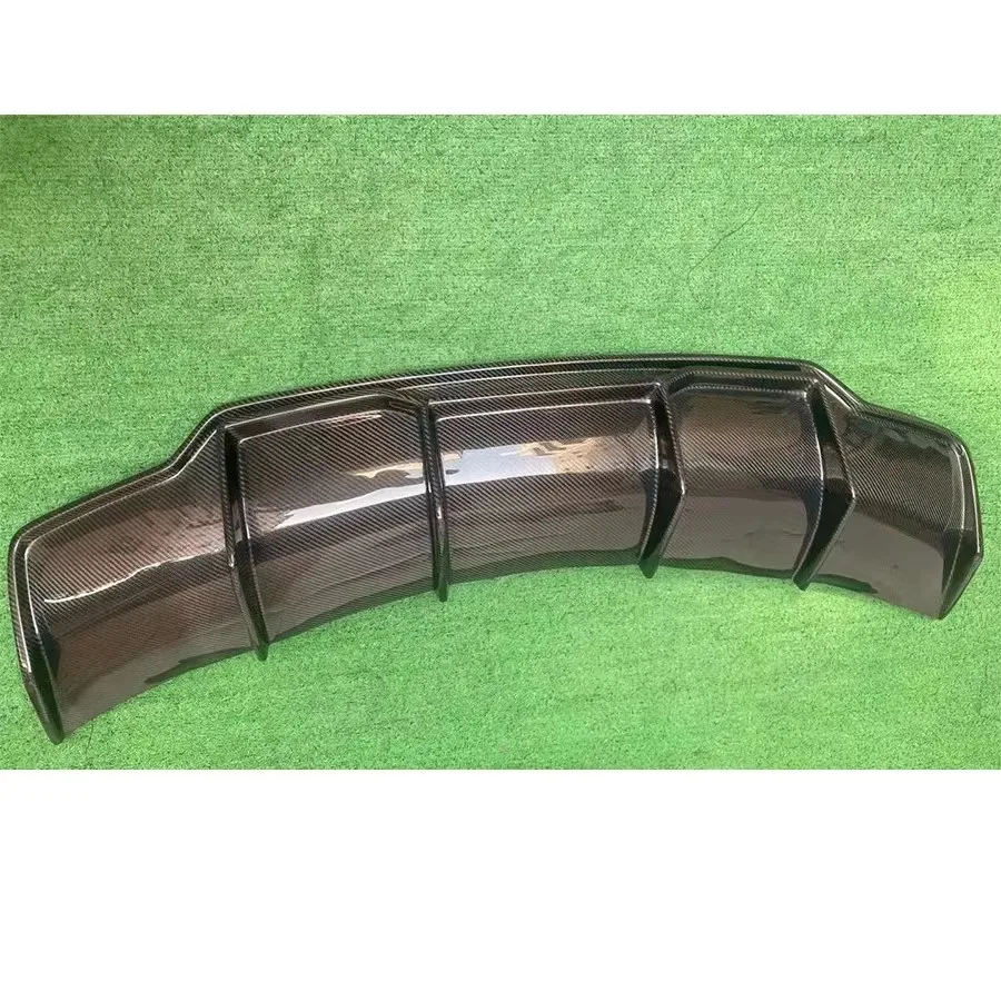 For Tesla Model 3 Carbon Fiber Back lip Car Rear Bumper Diffuser Rear Splitters Spoiler Back lip Car Accessories body kit view 3