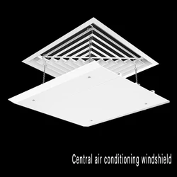 Central Air Conditioning Windshield, Square, Ceiling Machine, Outlet Baffle