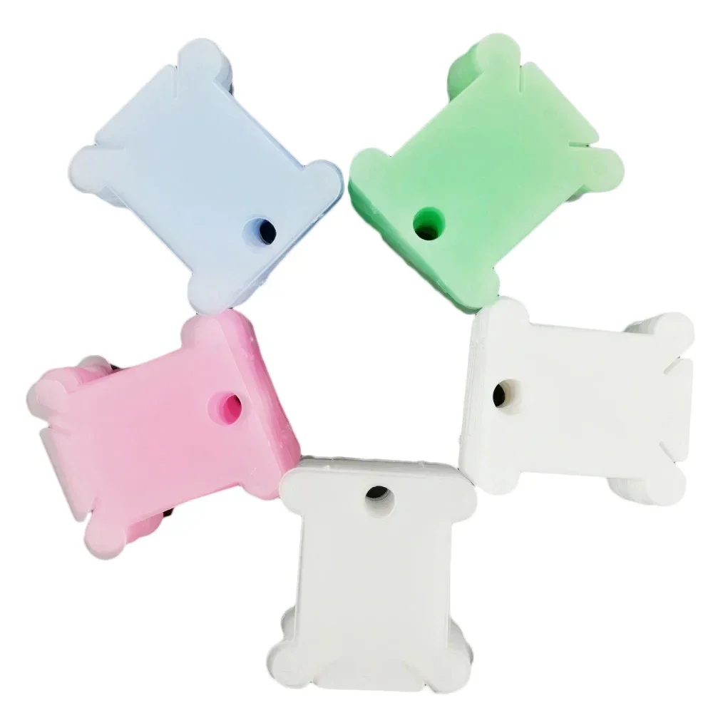 50PCS Cross Stitch Stand Bobbin Sewing Thread Winding Plate Board Thread Organizer Sewing Tools Accessory Embroidery Holder