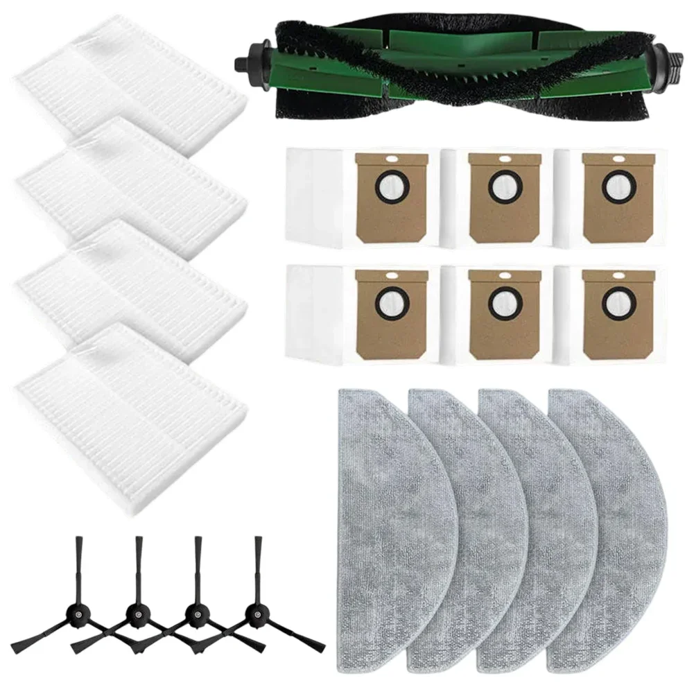 

For Cecotec For Conga 7490 For Ultimate Home For X-Treme For Genesis Vacuums/ Main Brush/ Mop Cloths/ Side Brushes/ Bags