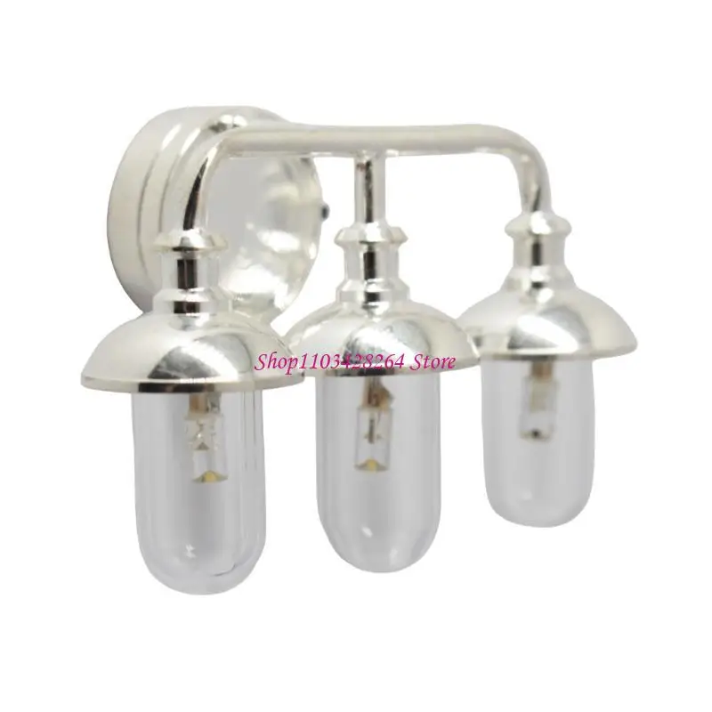 1/12 Scale Dollhouses Sconce Miniature Furniture Pretend Play for Kids Doll House Furniture Model for Dollhouses