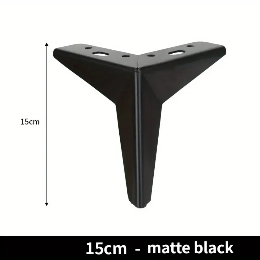 4PCS 15cm Rhombus Triangle Metal Furniture Legs Replacement Sofa Table Cabinet Legs Diamond Triangle Feet
