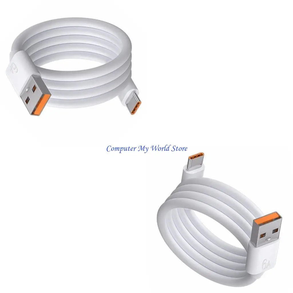 

USB C Cable 66W Fast Charging & 40Mbps Data Cable 6A for Multiple Devices Mobiles,Tablets 100cm/150cm/200cm/30cm