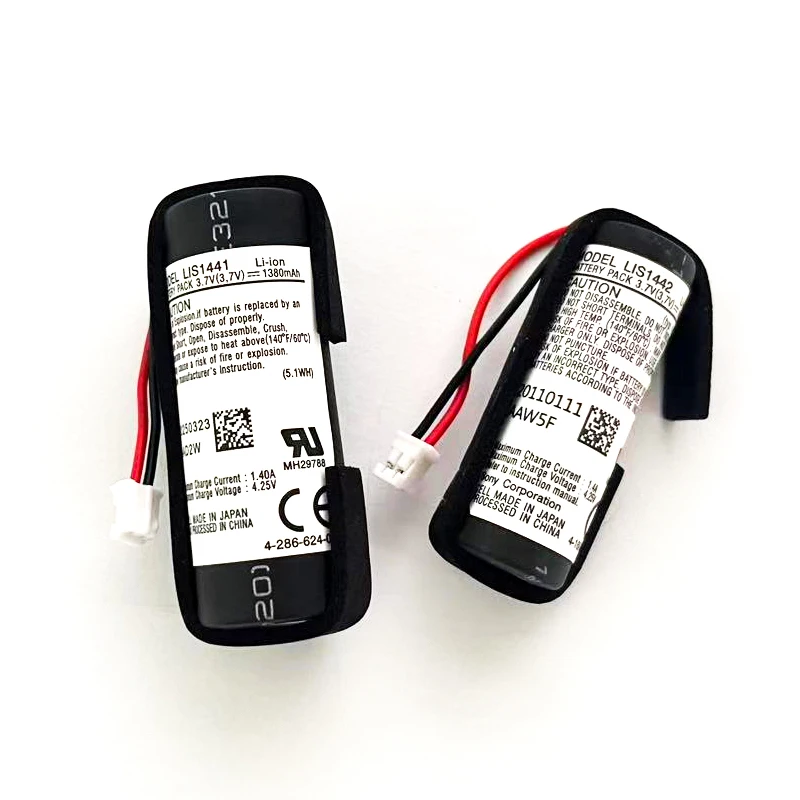 LIS1441 LIS1442 Battery 1380mAh/650mAh Rechargeable Lithium Battery for Sony PS3 Move Motion Controller Left and Right Handles