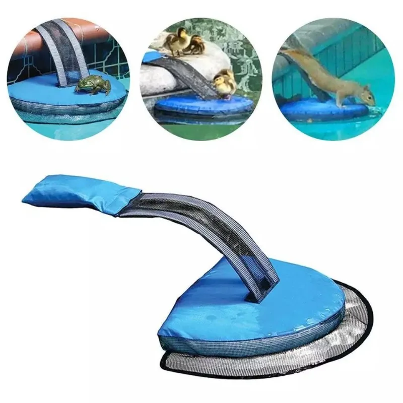 Swimming Pool Small Animal Escape Net Rescue Swimming Pool Animal Escape Channel Frog Escape Slide Escape Net