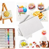 With Drawing Pens Magics Texture Painting Kit with 10 Foam Paint Paper 12 Markers DIY Bubble Drawing Pens for Painting Art Craft