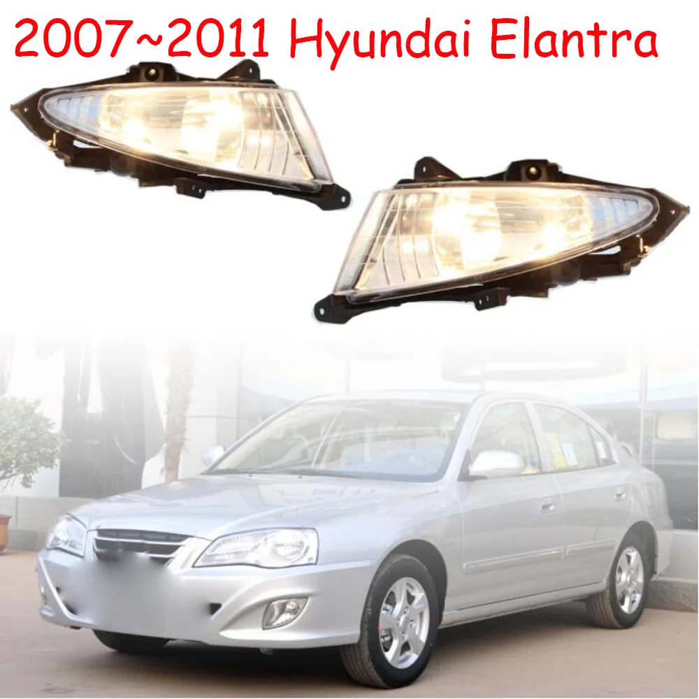 car bumper headlight for Hyundai Elantra fog light 2007~2011y car accessories halogen bulb auto for Hyundai Elantra headlight