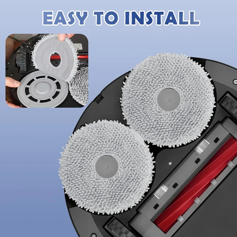 For Saros 10R Rotating Mop Cloth Parts for G20s Ultra Rotary Mops Pad Accessories-A009 view 3