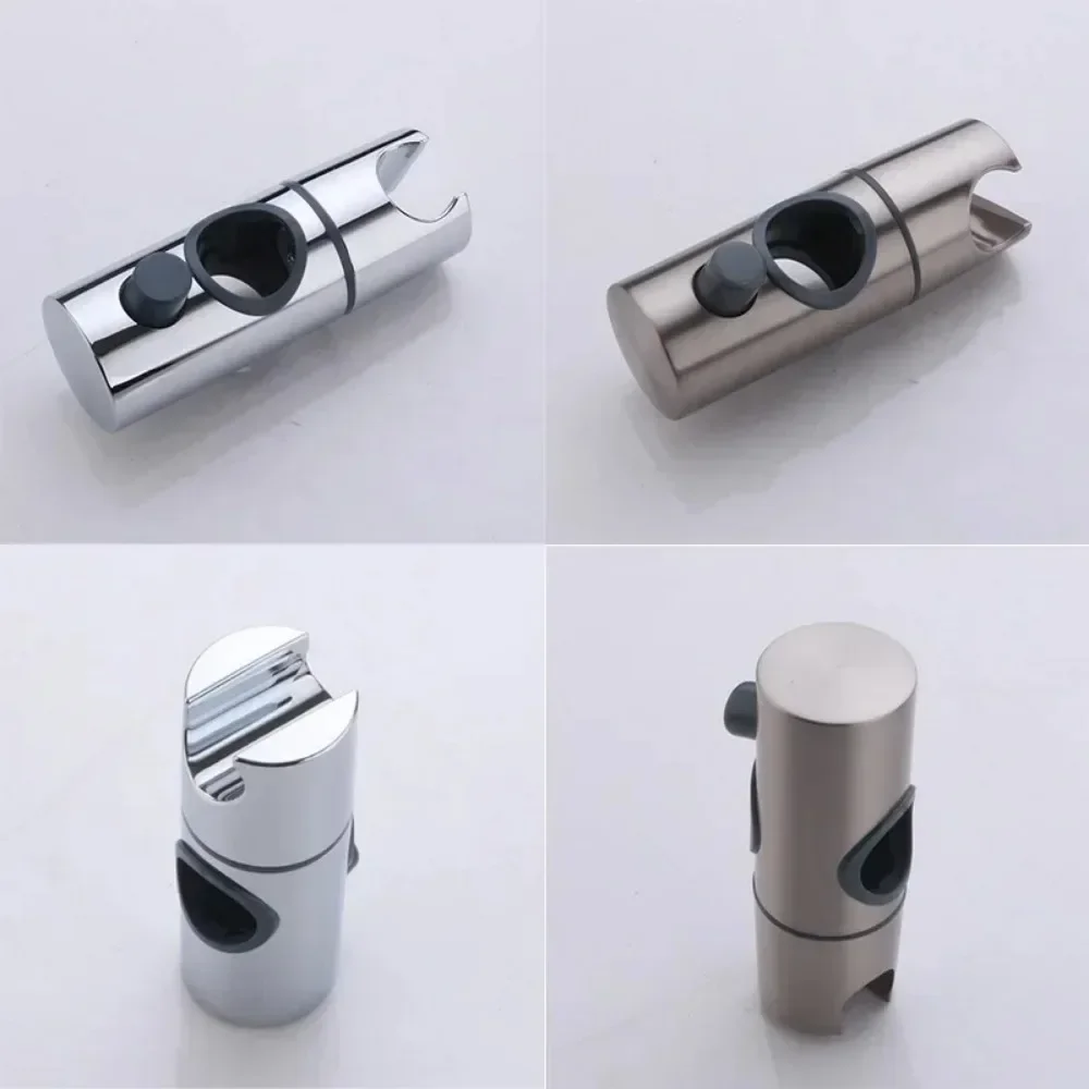 Hot Universal Shower Head Holder Adjustable 18~25mm ABS Chrome Shower Rail Holder Bathroom Accessories Shower Mounting Brackets - view 6