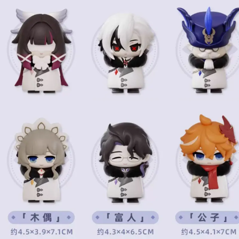 Mihoyo Suplay Genshin Fatui Harbinger Blind Box Mihoyo Game Anime Figuur Collectibles Merchandise Mystery Box Geschenken Ornamenten