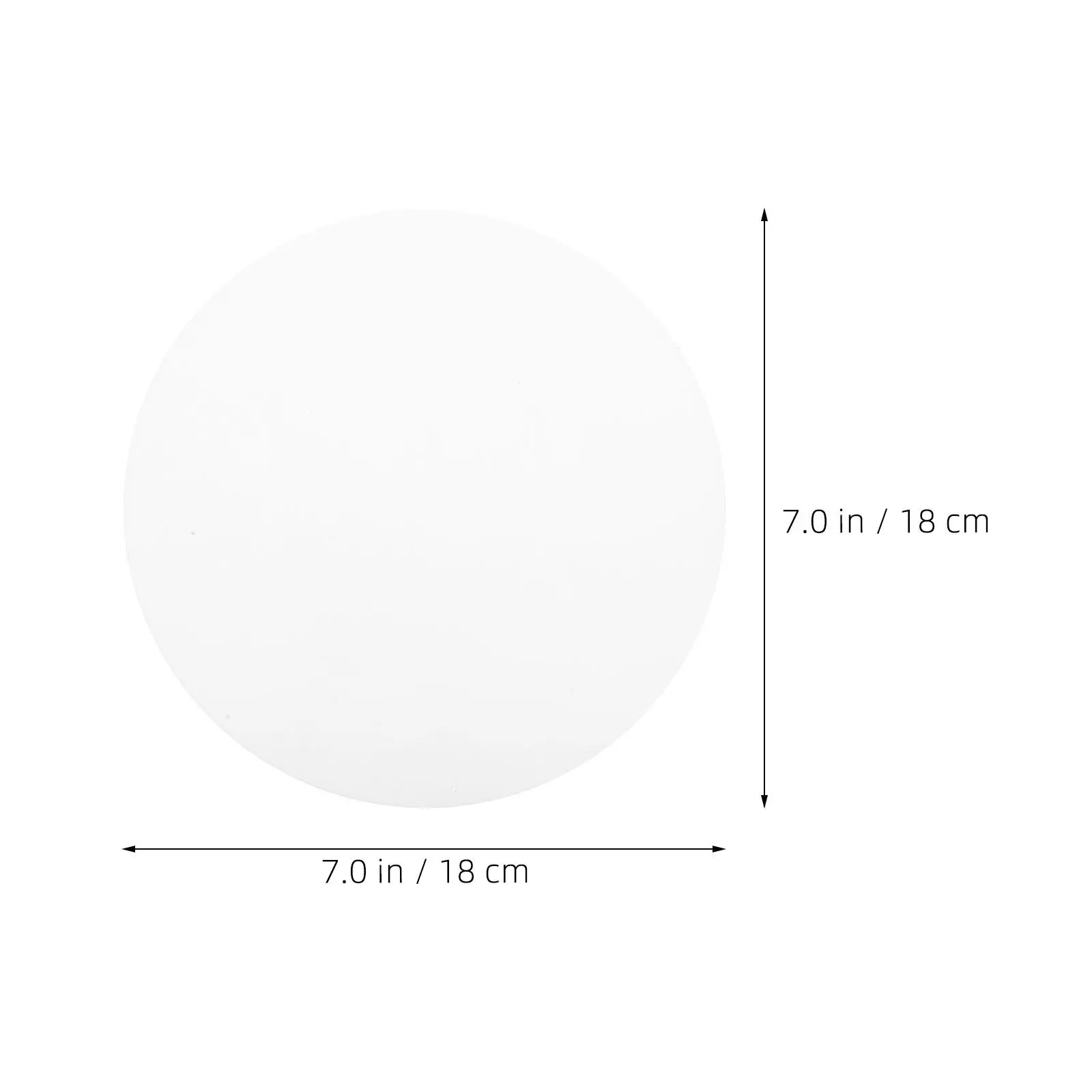 4Pcs Round Acrylic Light Filter Panel 18Cm for Ceiling Pendant Fixtures Diffuser Shade Replacement Illumination Reduces