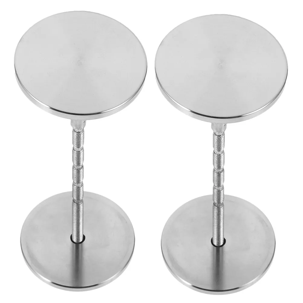 

2Pcs Door Hole Cover Steel Hole Filler Plate Decorative Round Metal Cover for Fingerprint Lock Security Door Reinforcement Plate