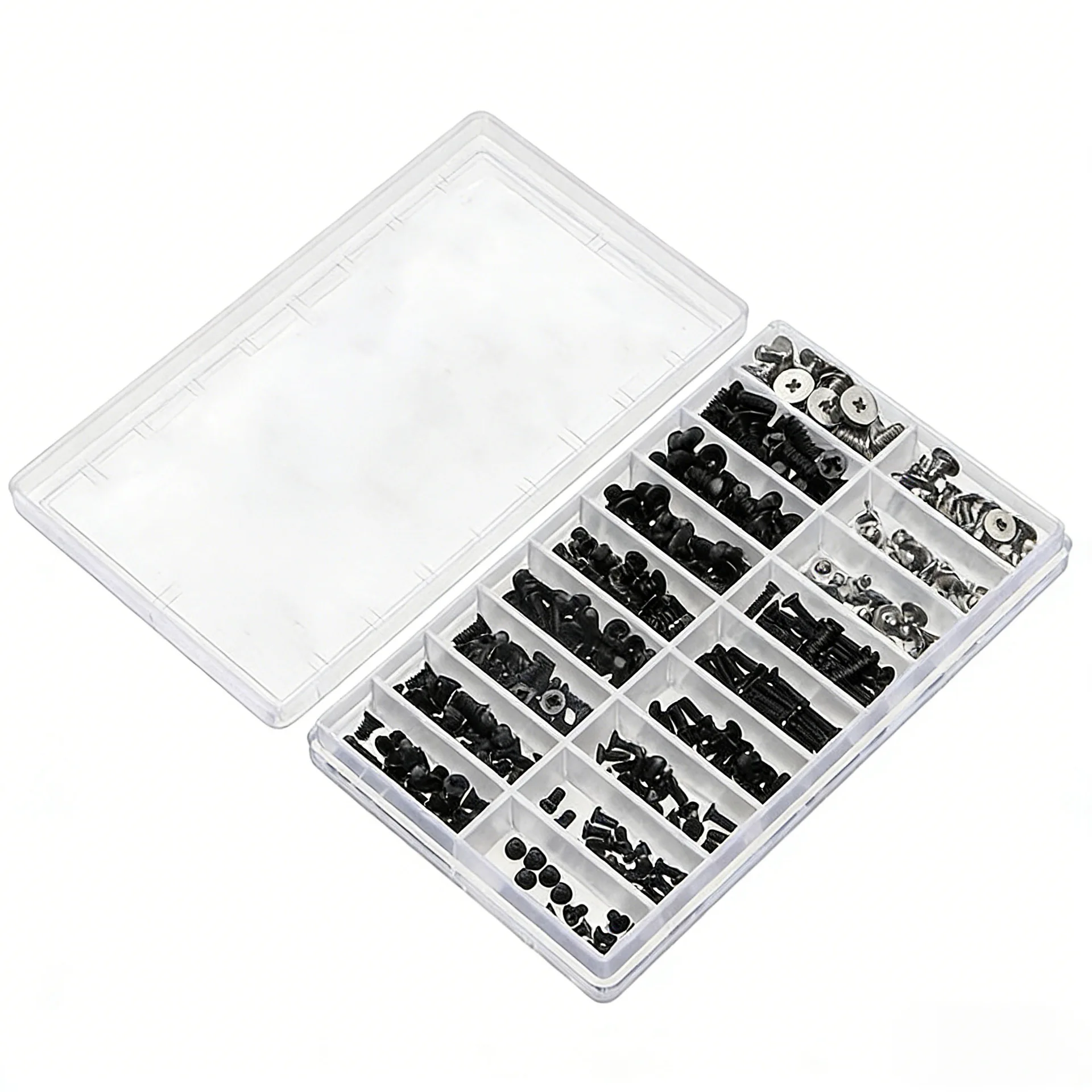 

Подходит для набора из 360 винтов для ноутбуков с винтами KM+CM M2-M3.