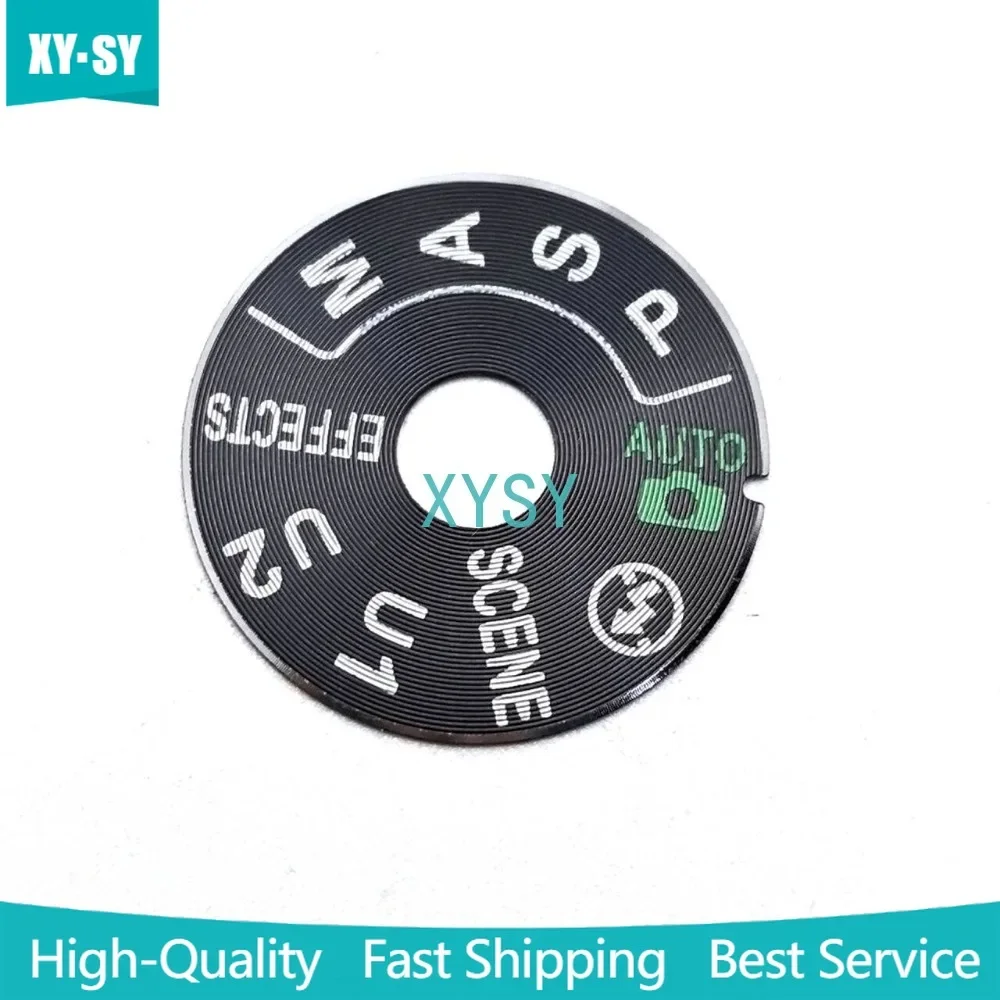 Nuevo para nikon D7100 D7200 D750 D7500 modo dial pad tocadiscos parche, placa de etiqueta placa de identificación piezas de reparación de cámara, con cinta adhesiva