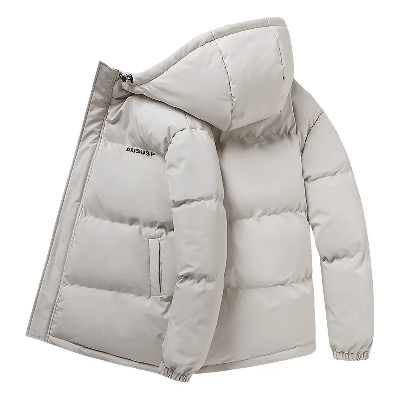 Novo quente dos homens parka jaqueta outono inverno dos homens roupas esportivas casuais com capuz parkas outwear casacos soltos puffer jaquetas