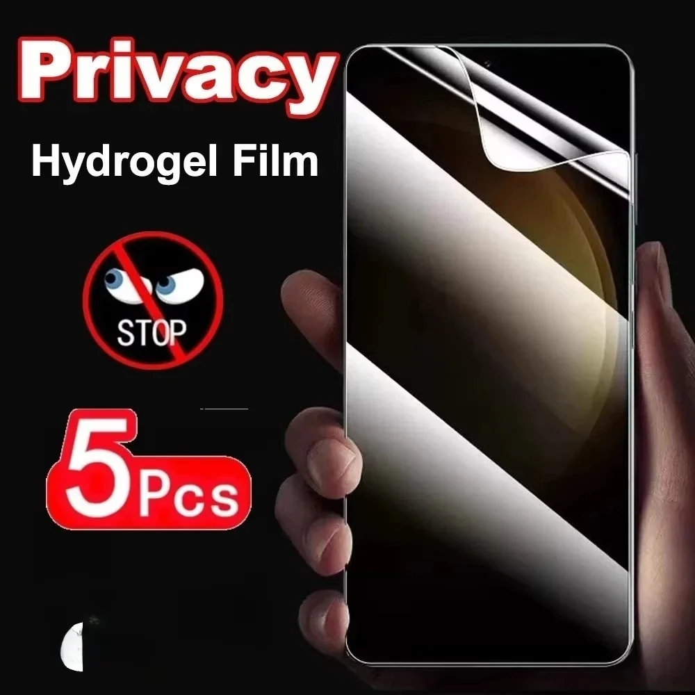 1-5PCS Privatsphäre Hydrogel Film Screen Protectors Für iPhone 17 Pro Max 17 15 16 14 Plus 13 12 Pro 11 XS Max XR X XS Air Anti-Spy