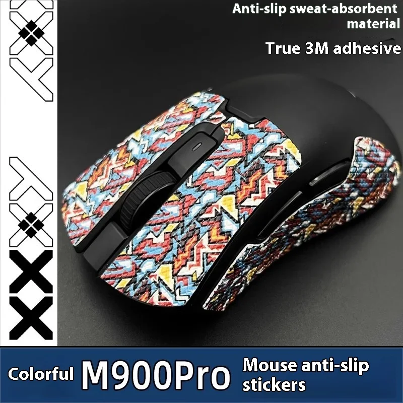 1 Set Mouse Anti Slip Sticker For Delux M900/M900 PRO Non-Slip Anti Sweat Tape Stickers