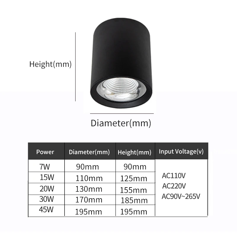 Luz de techo LED montada enelea, foco moderno nórdico, konwersji de tres colores, oświetlenie wnętrza