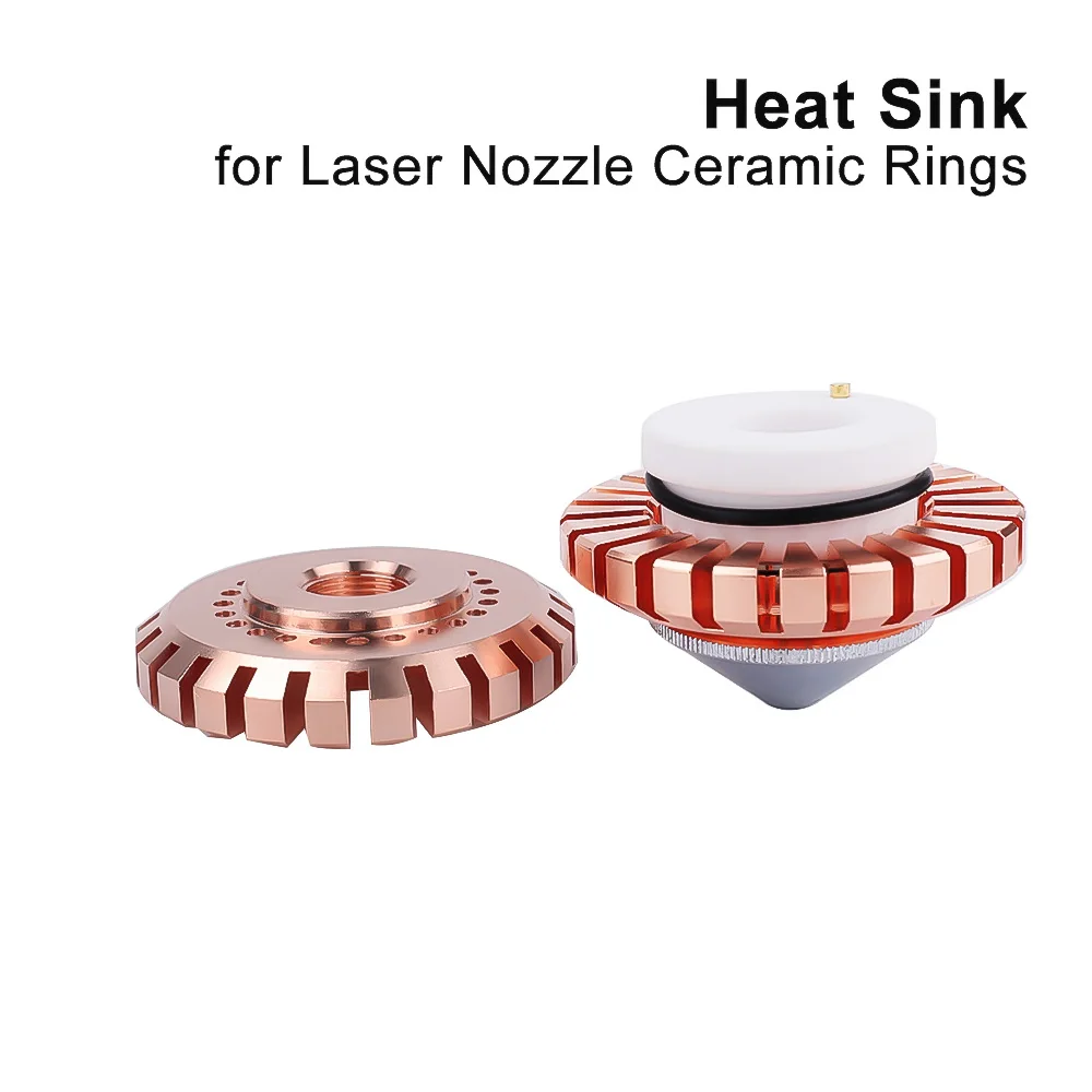 Laserdüsen-Kühlkörper Kühlring Kühlvorrichtung D44.5 H10.5 M11 für Precitec Penta HAN’S Laserschneidkopfmaschine – Detail 5