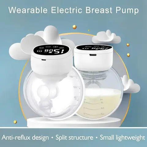 Electric Breast Pump for baby Milk Handsfree Wearable Breastfeeding Pump Postpartum Fortable Smart Suction BreastPump