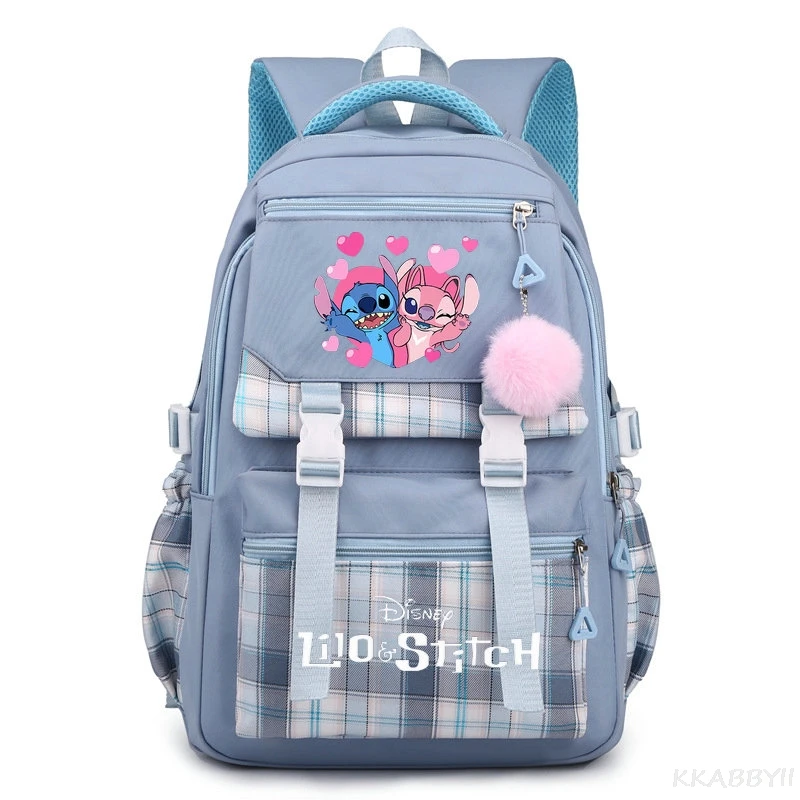 Fashion Lilo And Stitch Backpack Travel Capacity Bookbag for Women & Men Boys Girls School College Laptop Students Mochilas