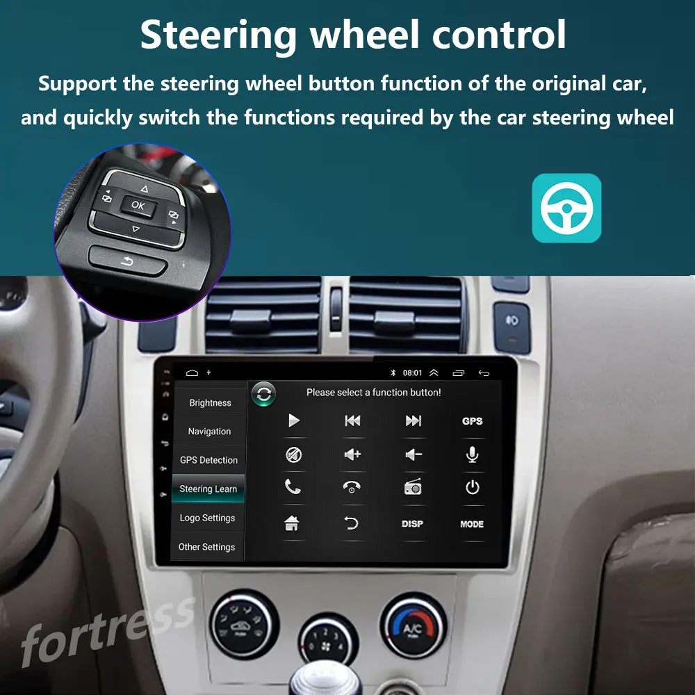 Carplay Autoradio Android Auto Car Radio For Hyundai Tucson 2004-2013 4G WIFI GPS Car Audio 8Core Voice Control Radio Android