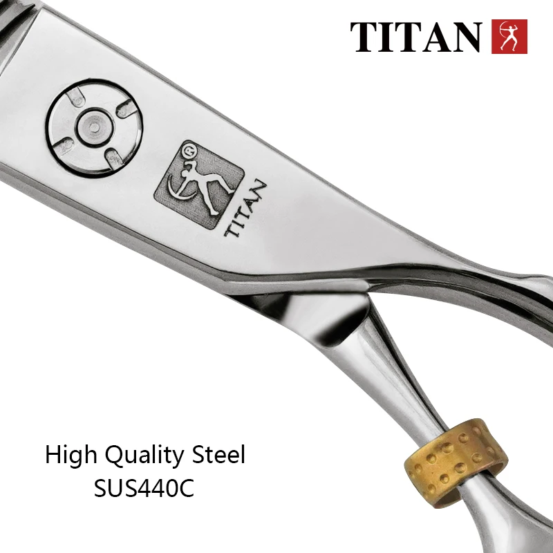 Titan Professional 6,0 Zoll Haarschere, Salonschere, Effilierschere, Friseurschere – Detail 2