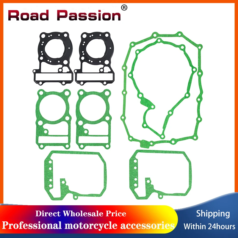 

Road Passion Motorcycle Accessories Cylinder Gaskets Full Kit For HONDA BROS400 BROS600 NTV600 NT600 BROS 400 600 1993-2009