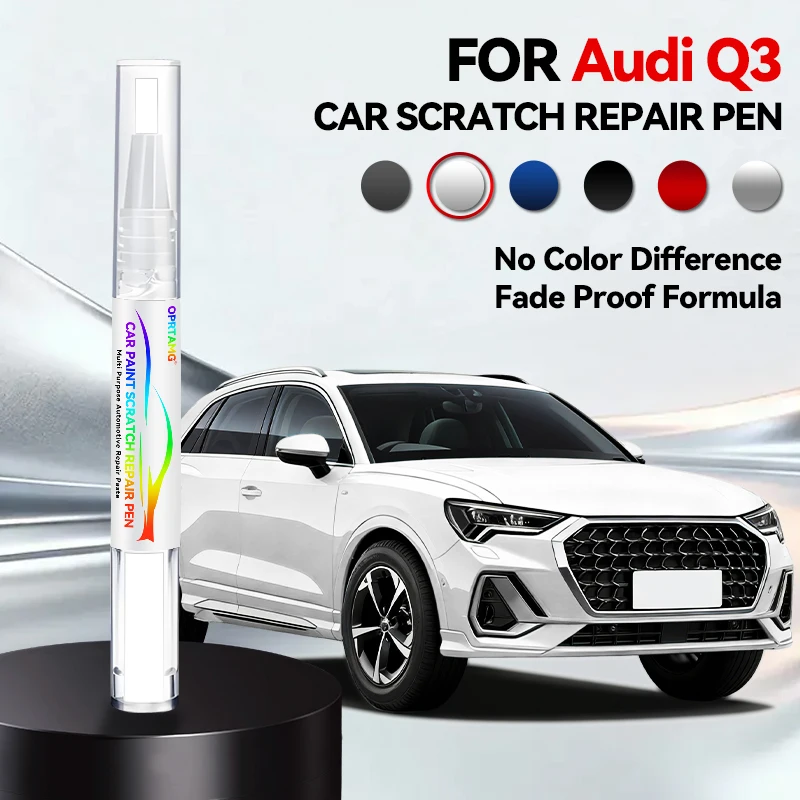 

Ручка-корректор для ремонта автомобильной краски для AUDI Q3 1996-2026: аксессуары для устранения царапин, цвета: белый, черный, красный, серый, синий, серебристый