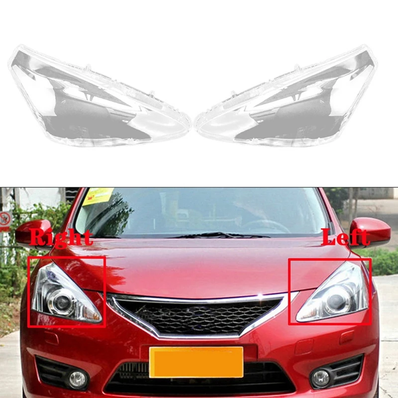 For Nissan TIIDA 2011 2012 2013 Headlight Shell Lamp Shade Transparent Lens Cover Headlight Cover