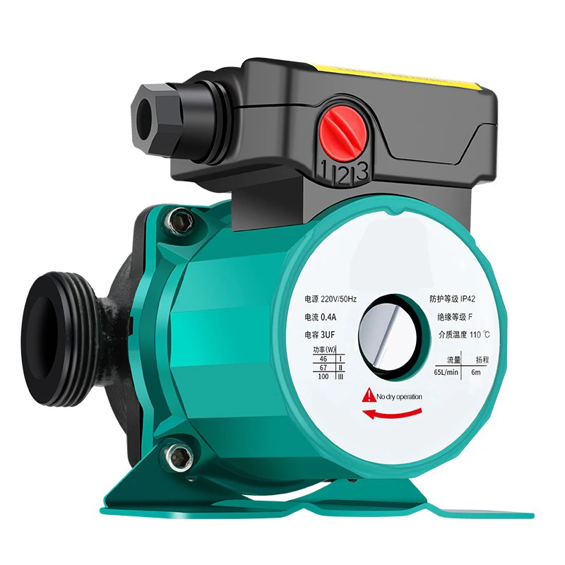 220V 165W Pompa Sirkulasi Bass Pipa Pemanas Lantai Pompa Pipa Sangat Tenang Pompa Hemat Air Pelindung Otomatis Penuh