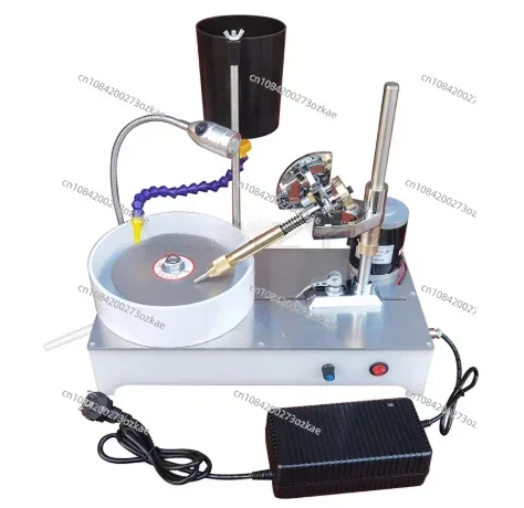 Desktop Gemstone Grinding Faceting Machine Faceted Polishing Machine Jewelry Polisher Flat Grinder Lapidary Machine 2800RPM 120W