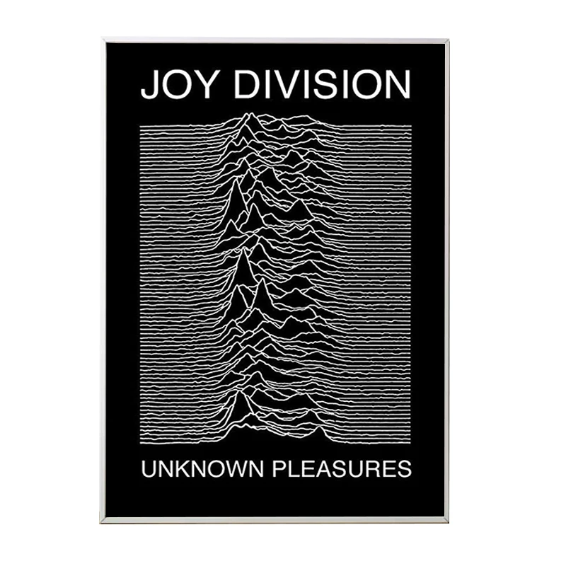 Joy Division Unknown Pleasures Printed Album Cover Poster Posters for Room Decoration Canvas Wall Art Mural Home Decor Painting