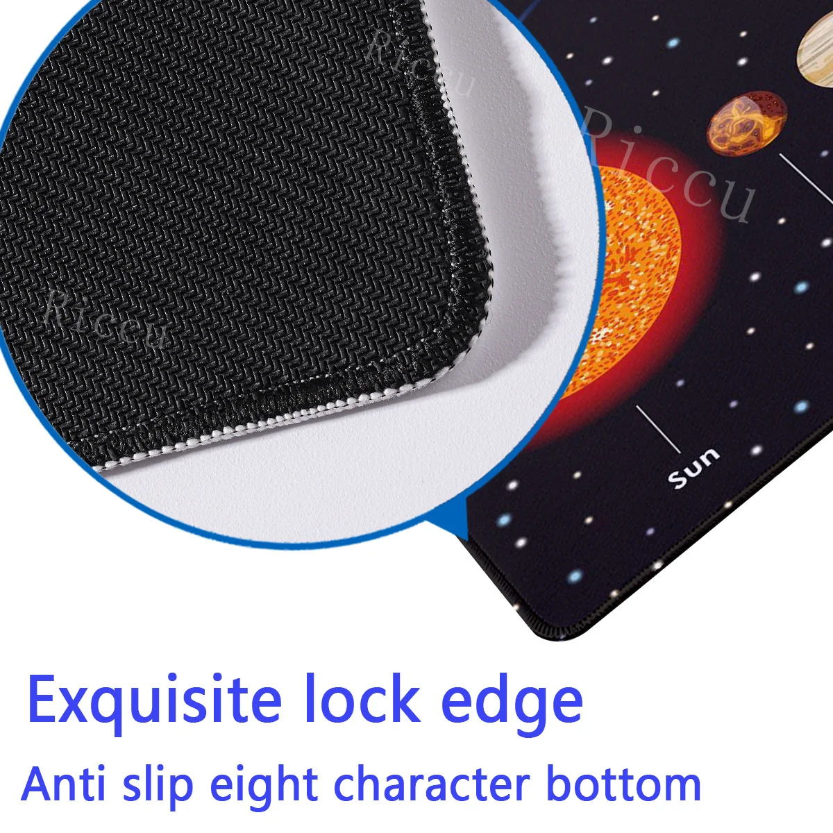 لوحة ماوس XXL Anime Gamer Mousepad كمبيوتر محمول Universe Space Solar System HD طباعة PC مكاتب ألعاب ملحقات لوحة المفاتيح حصيرة مكتبية #6