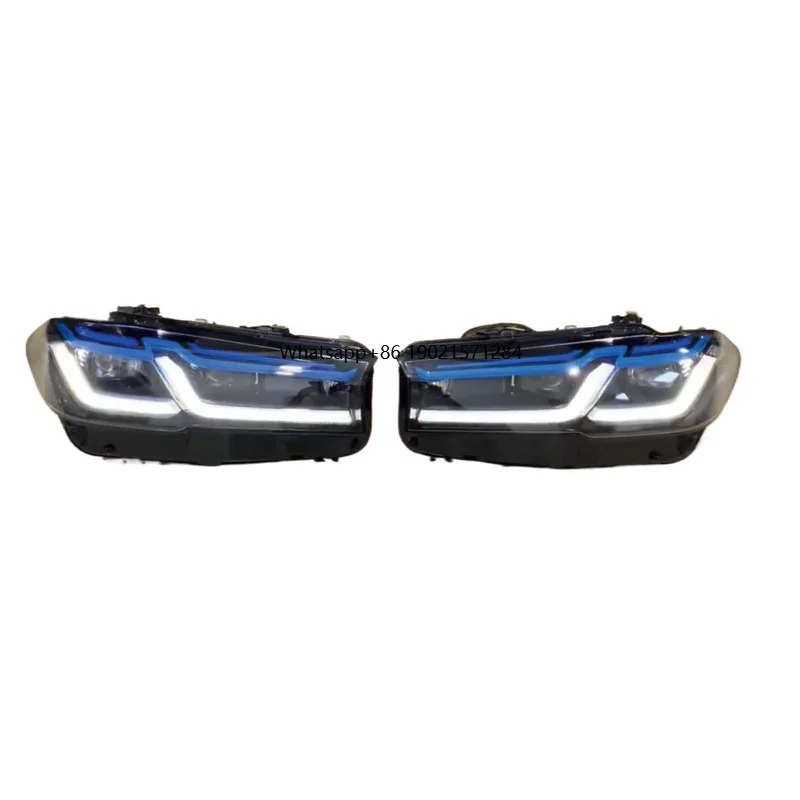 

Обновление автомобильных фар в стиле M5, автозапчасти для 5 серии G30 G38, фара в сборе, 2018-2022, светодиодная фара