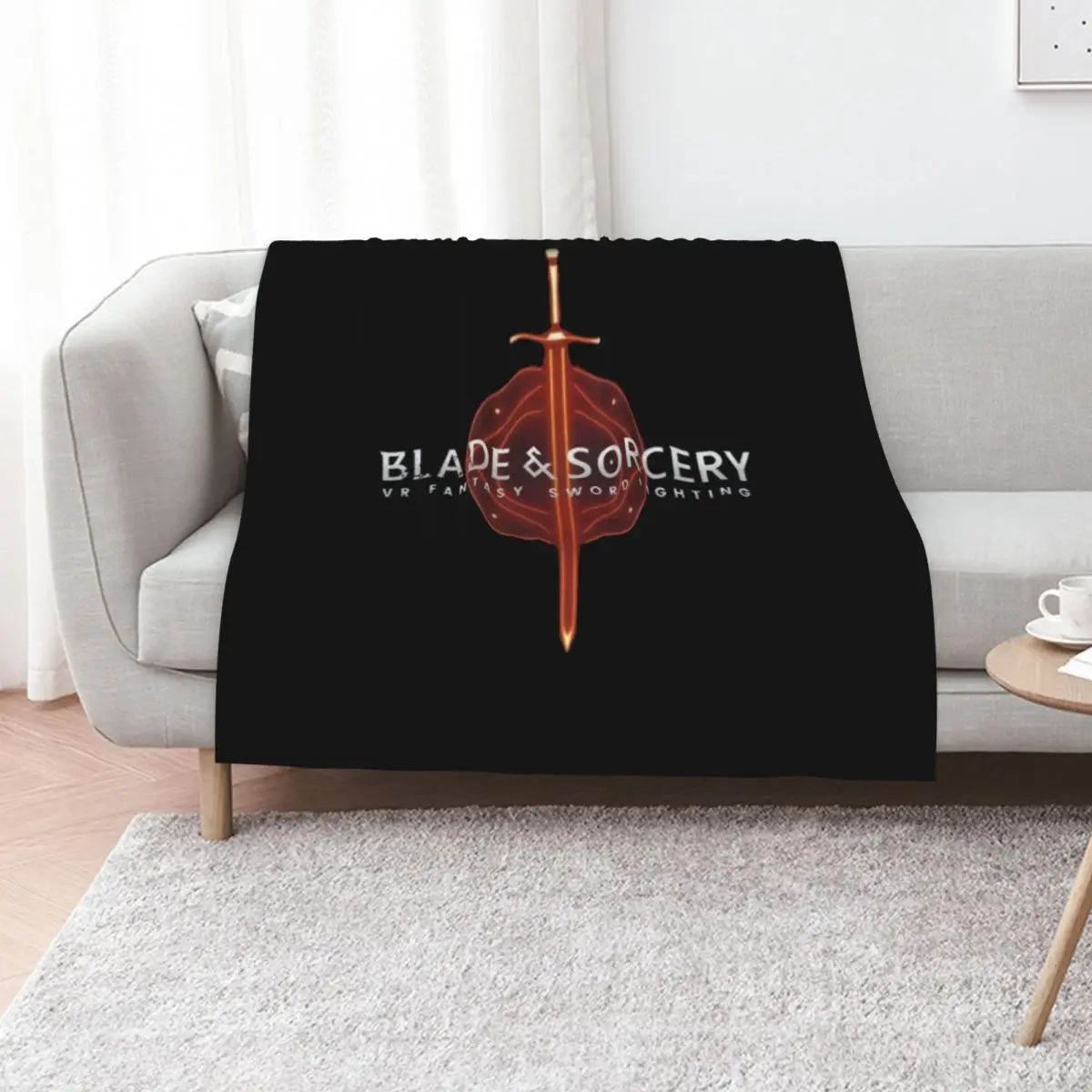 Blade And Sorcery Throw Blanket Baby Thermal Multi-Purpose Designers halloween cosplay anime Blankets