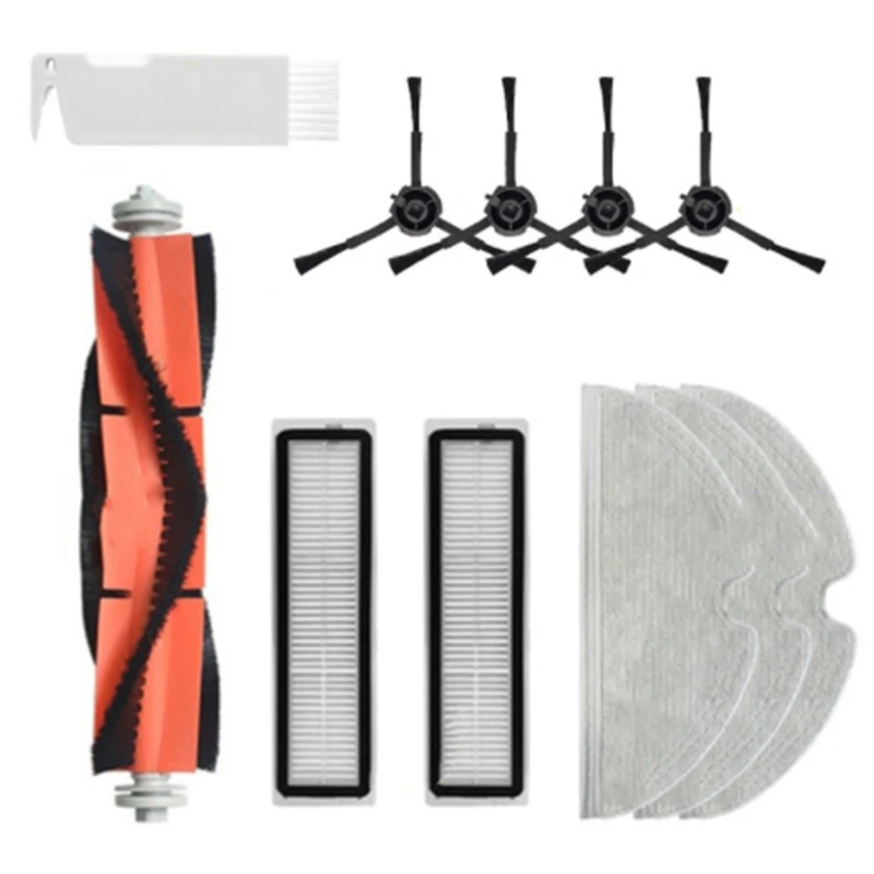 AD-Kit de pièces pour aspirateur robot Dreame Bot L10 Pro D9, brosse latérale principale, serpillière, chiffon, accessoires