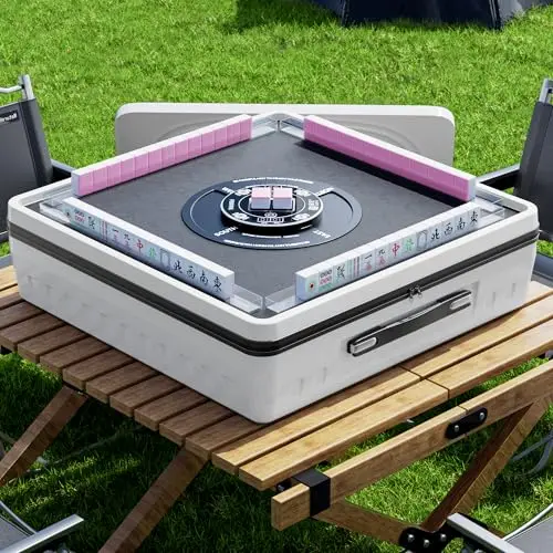 Amazon's best-selling new portable fully automatic mahjong machine for outdoor gaming