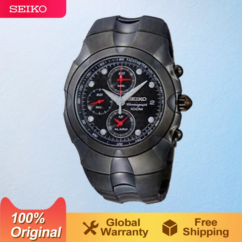 

SEIKO-Chronograph Series мужские кварцевые часы серебряные мужские часы из Японии оригинальные часы для отдыха 100 метров водонепроницаемые SNA763J1