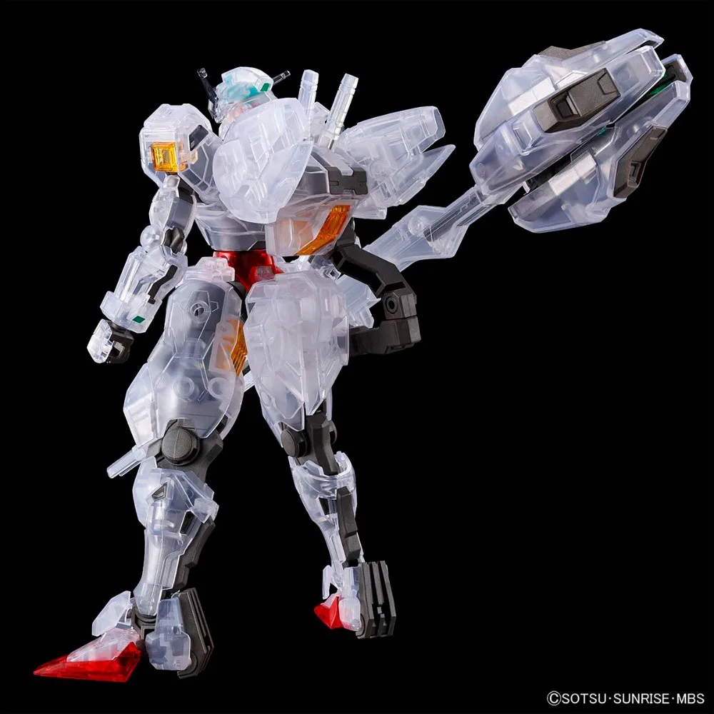Bandai Gundam HG 1/144 HE GUNDAM BASE LIMITED Calibarn Clear Color Assembly อะนิเมะแอ็คชั่นฟิกเกอร์คอลเลกชันของเล่นในสต็อก